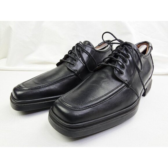 Donald Pliner Executive Dress Made In Italy Men Size 8 Black Leather Dress Shoes main image 8